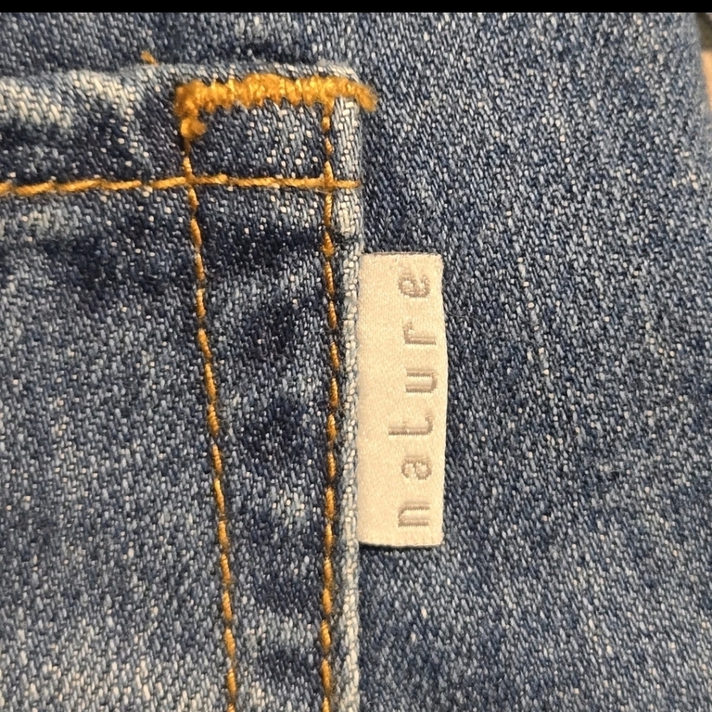 Nature Womens No More Wishing Dark Wash Distressed Denim Jean Shorts Medium - Picture 6 of 13